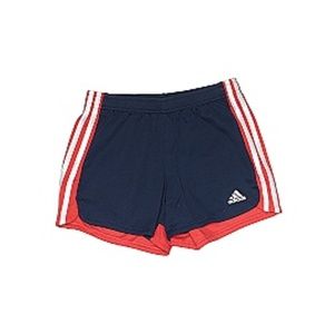 Adidas Shorts Girl 10/12 - Navy with Red & White Stripes